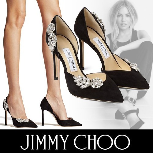 2022人気特価 JimmyChoo TEJA 100 クリスタル付き スエード パンプス 10cm パンプス 2022人気特価 JimmyChoo TEJA 100 クリスタル付き スエード パンプス 10cm パンプス