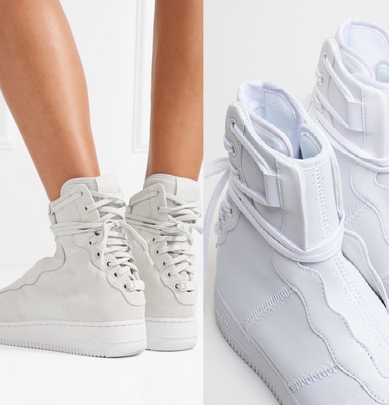 かわいいW Air Force 1 Rebel XX ホワイト バック レースアップ