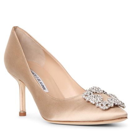 パンプス,ベージュ Manolo Blahnik(マノロブラニク)|新作を海外通販 ...