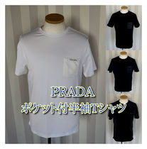 【PRADA】【プラダ】メンズポケット付半袖Tシャツ 国内発送 【PRADA】【プラダ】メンズポケット付半袖Tシャツ 国内発送