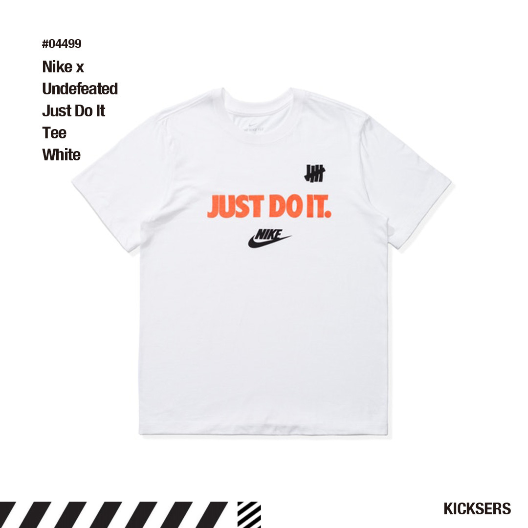 人気話題コラボ！Nike x Undefeated Just Do It Tee White
