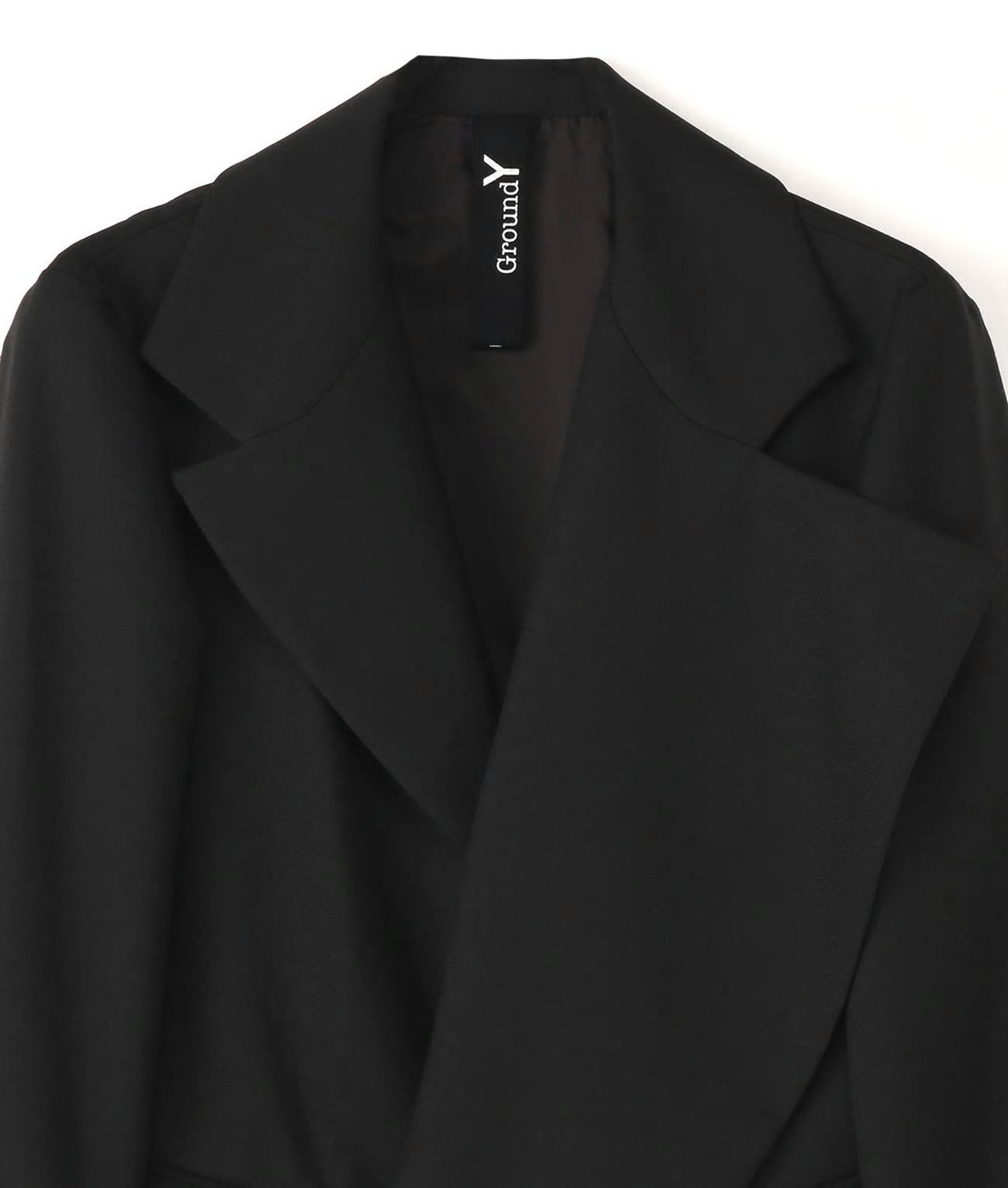 Yohji Yamamoto ジャケットその他 Yohji Yamamoto 定番ギャバアシメトリージャケット(3)