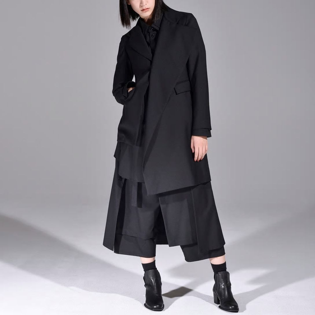Yohji Yamamoto ジャケットその他 Yohji Yamamoto 定番ギャバアシメトリージャケット(7)