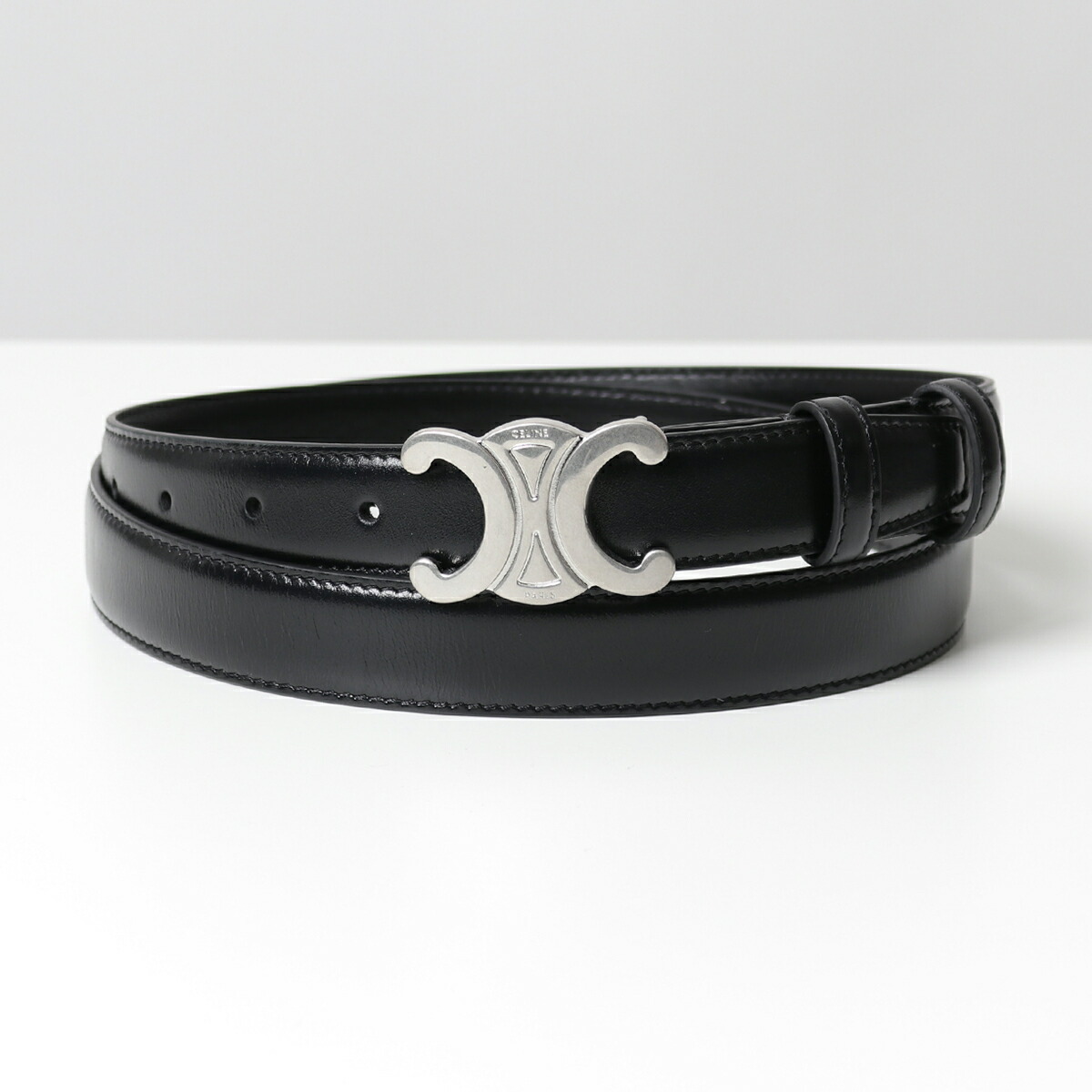 CELINE ベルト 45AKA3A01.38SI TRIOMPHE BELT ロゴバックル