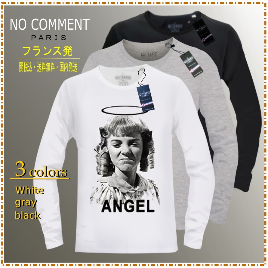 ロングTシャツ注目の【NO COMMENT PARIS】TENDANCE-002B 当店在庫してます!