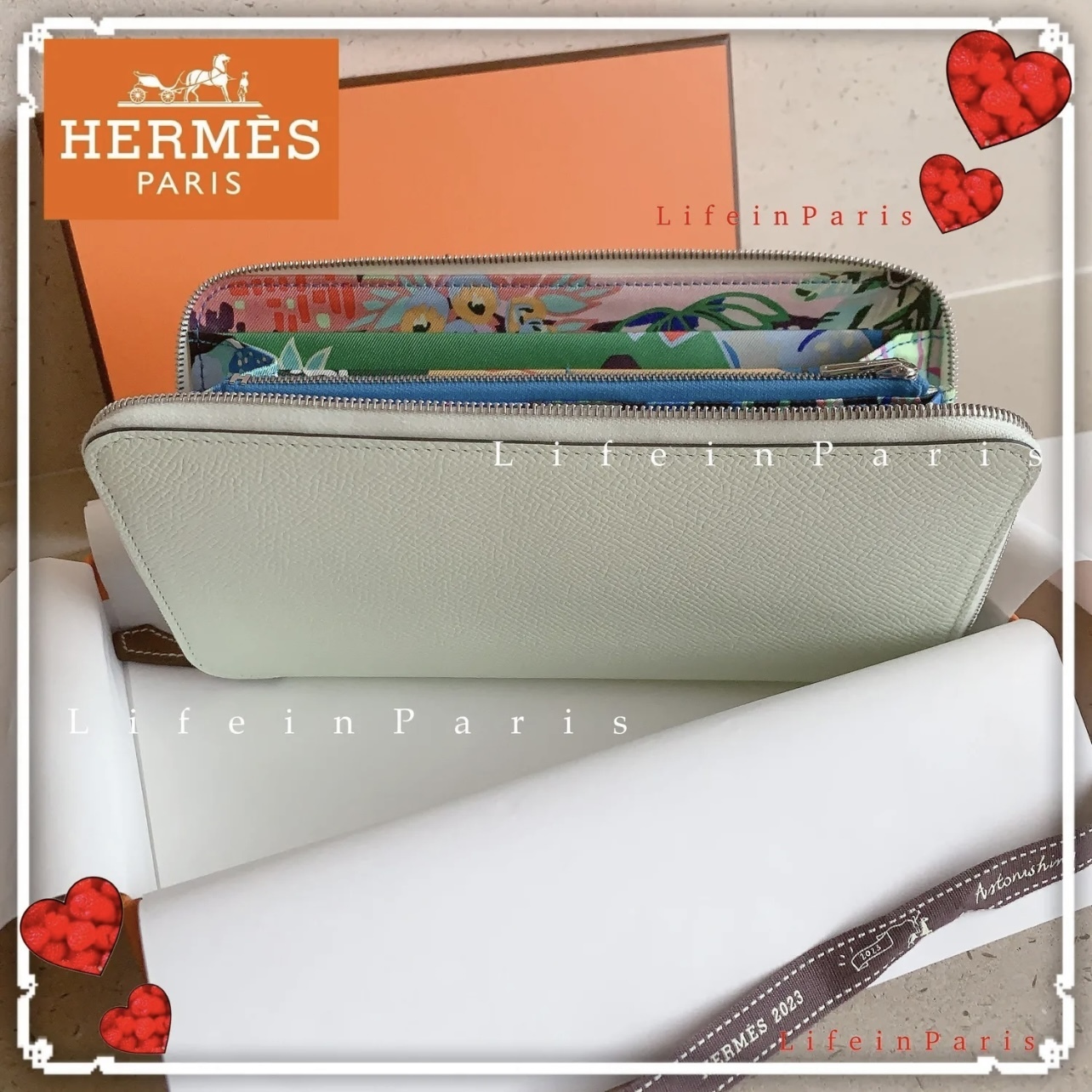 HERMES/エルメス アザップ シルクイン ノワール黒 (HERMES/長