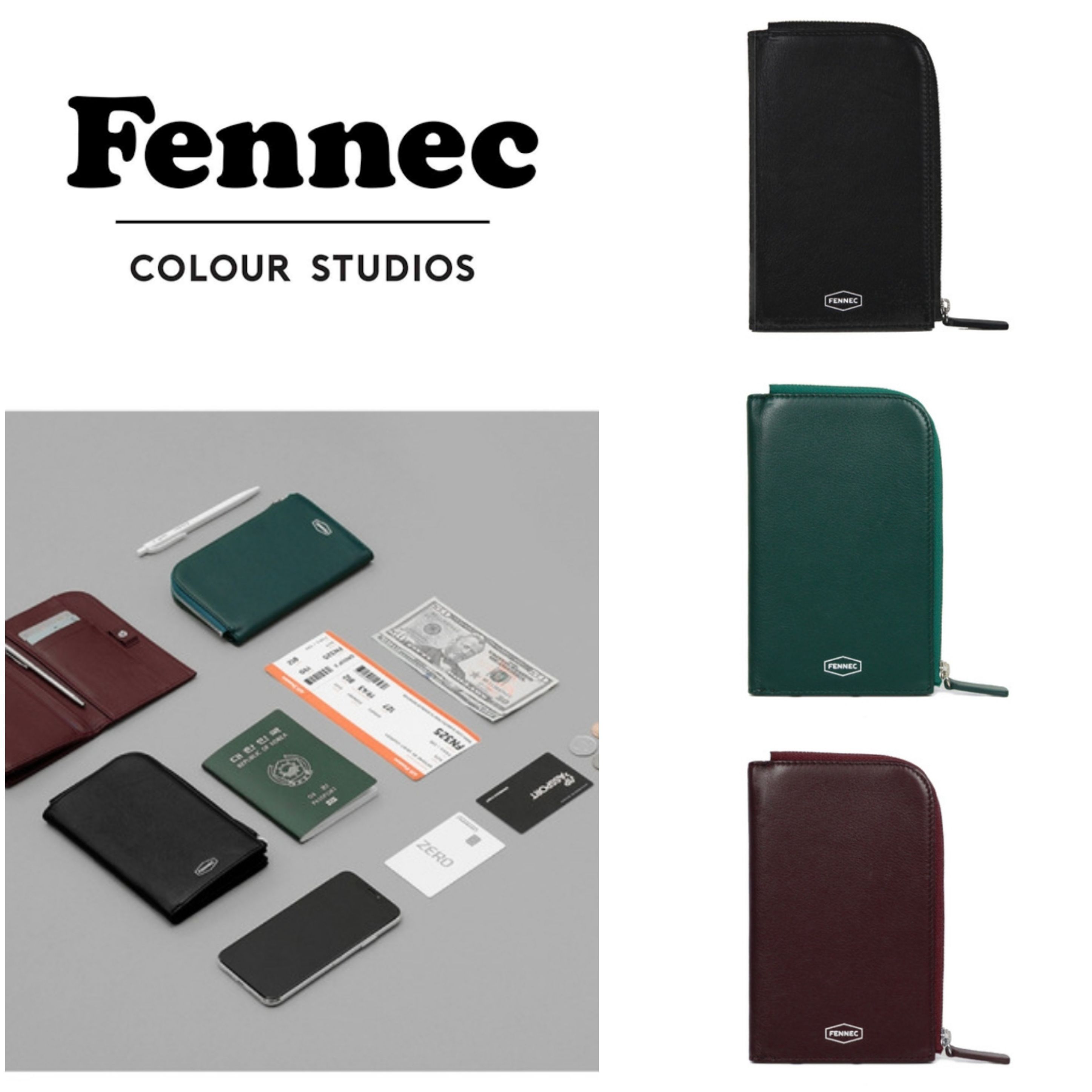 最安値挑戦/新作◆Fennec◆CARRY WALLETパスポートケース3色