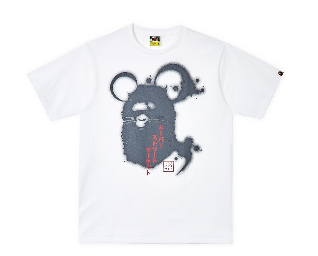 ★新品★A BATHING APE×ドーバーストリートマーケットコラボTシャツL