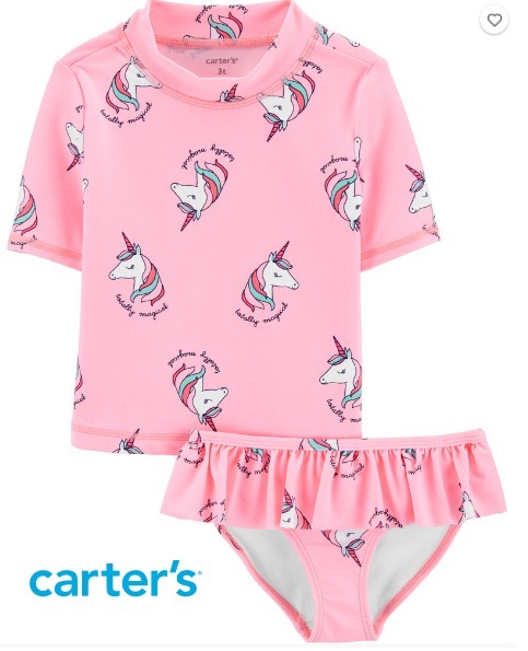 【カーターズ Carter's 】ユニコーン 半袖ラッシュガード 水着★