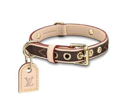 Shop Louis Vuitton MONOGRAM Unisex Pet Supplies BAXTER DOG COLLAR