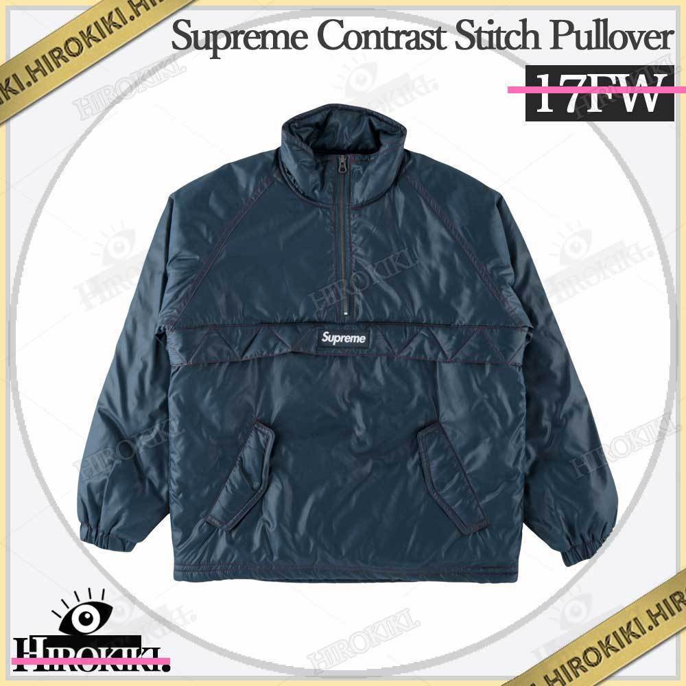 17FW /Supreme Contrast Stitch Pullover Jacket アノラック