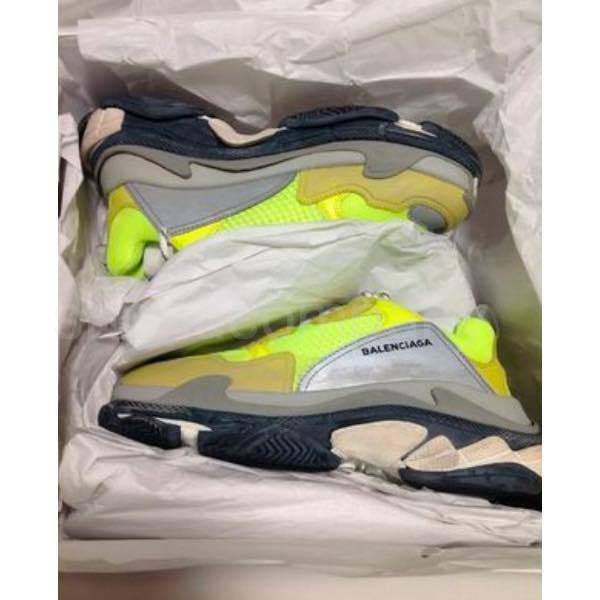 【即発送】◆BALENCIAGA◆トリプルS トレーナー 27.5cm イエロー