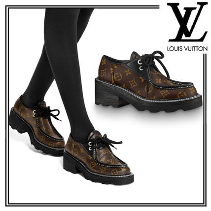 Min dø Demokratisk parti Shop Louis Vuitton MONOGRAM 2019 SS Lv Beaubourg Platform Derby (1A5SS5) by  papillonnage | BUYMA