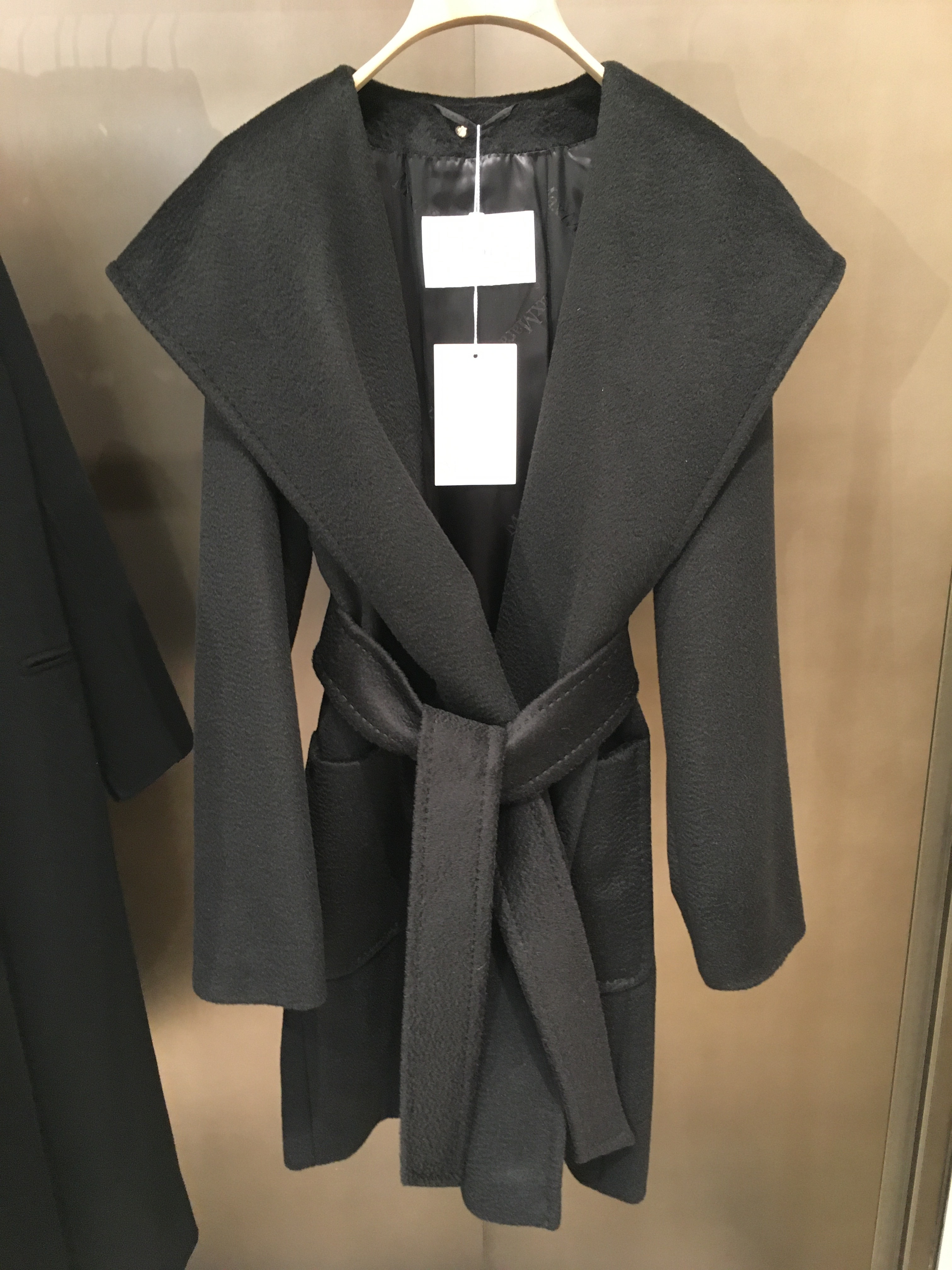 【MaxMara】RIALTO 人気フーディラップコート/IT直営買付