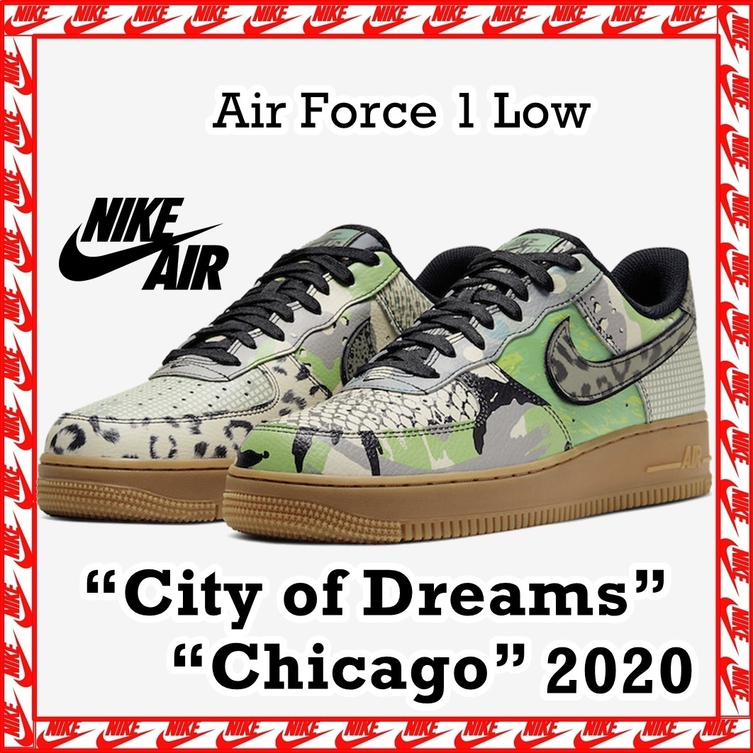 NIKE ナイキ Air Force 1 Low City of Dreams CHICAGO 2020 SS20