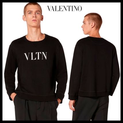 VALENTINO x スウェット・トレーナー(メンズ) - 海外通販のBUYMA クリアランスショップ ヴァレンティノ Vロゴ クルーネックスウェット トレーナー VLTN スウェット