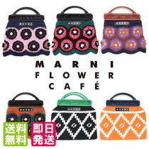 新品 MARNI FLOWER CAFE マルニ フラワーカフェ クロシェバッグ ...