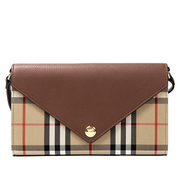 Burberry 20SS Vintage Check ショルダー長財布/クラッチバック