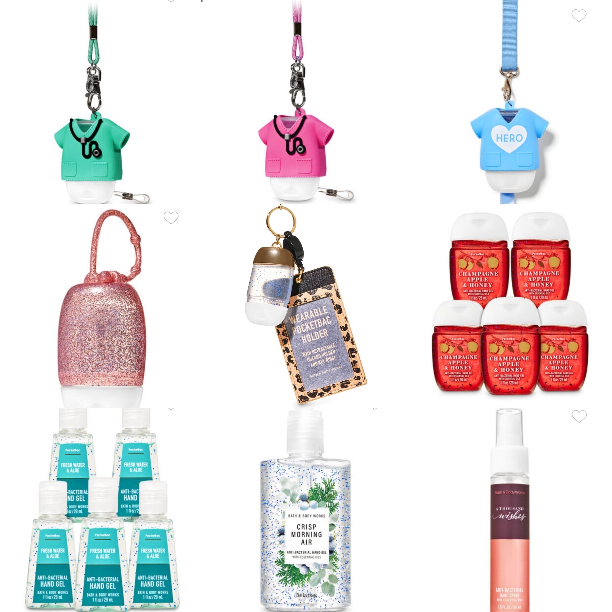 Bath&bodyworks hand sanitizers20点とホルダー2点セット