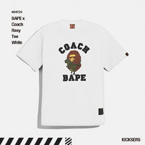 A BATHING APE Unisex Street Style Collaboration Other Animal Patterns