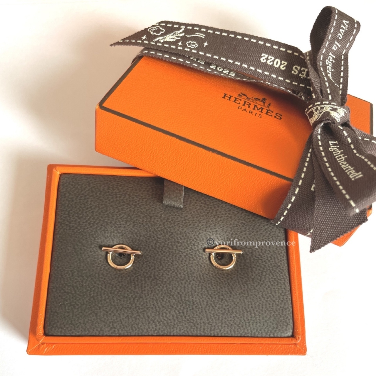 【HERMES】Echappee Hermes, petit modele ピアス