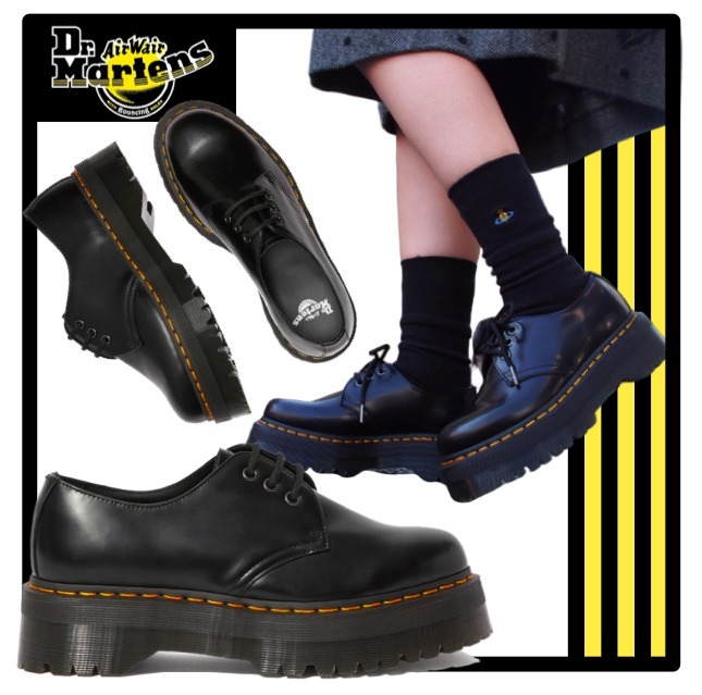 ★関税込★Dr Martens★1461 QUAD Polished Smooth★
