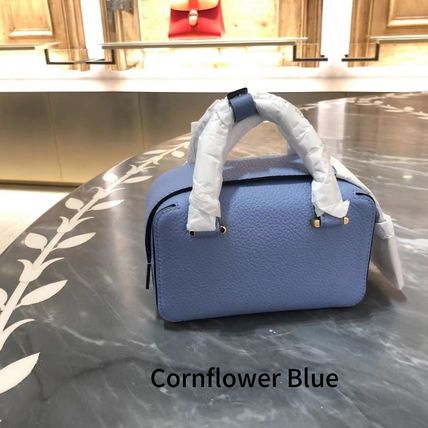 Shop DELVAUX Cool Box 2021-22FW Calfskin Plain Leather Handbags by ...