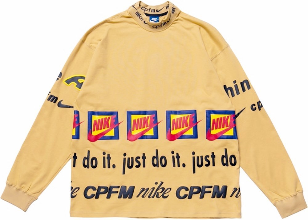 Nike x Cactus Plant Flea Market L/S T-Shirt Mustard Yellow (Nike/T