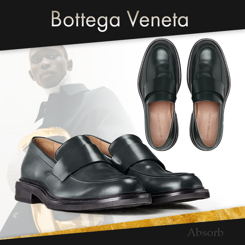 【20SS NEW】 BOTTEGA VENETA_men/ラウンドトゥローファー/GRAPH ドレスシューズ・革靴・ビジネスシューズ 【20SS NEW】 BOTTEGA VENETA_men/ラウンドトゥローファー/GRAPH ドレスシューズ・革靴・ビジネスシューズ