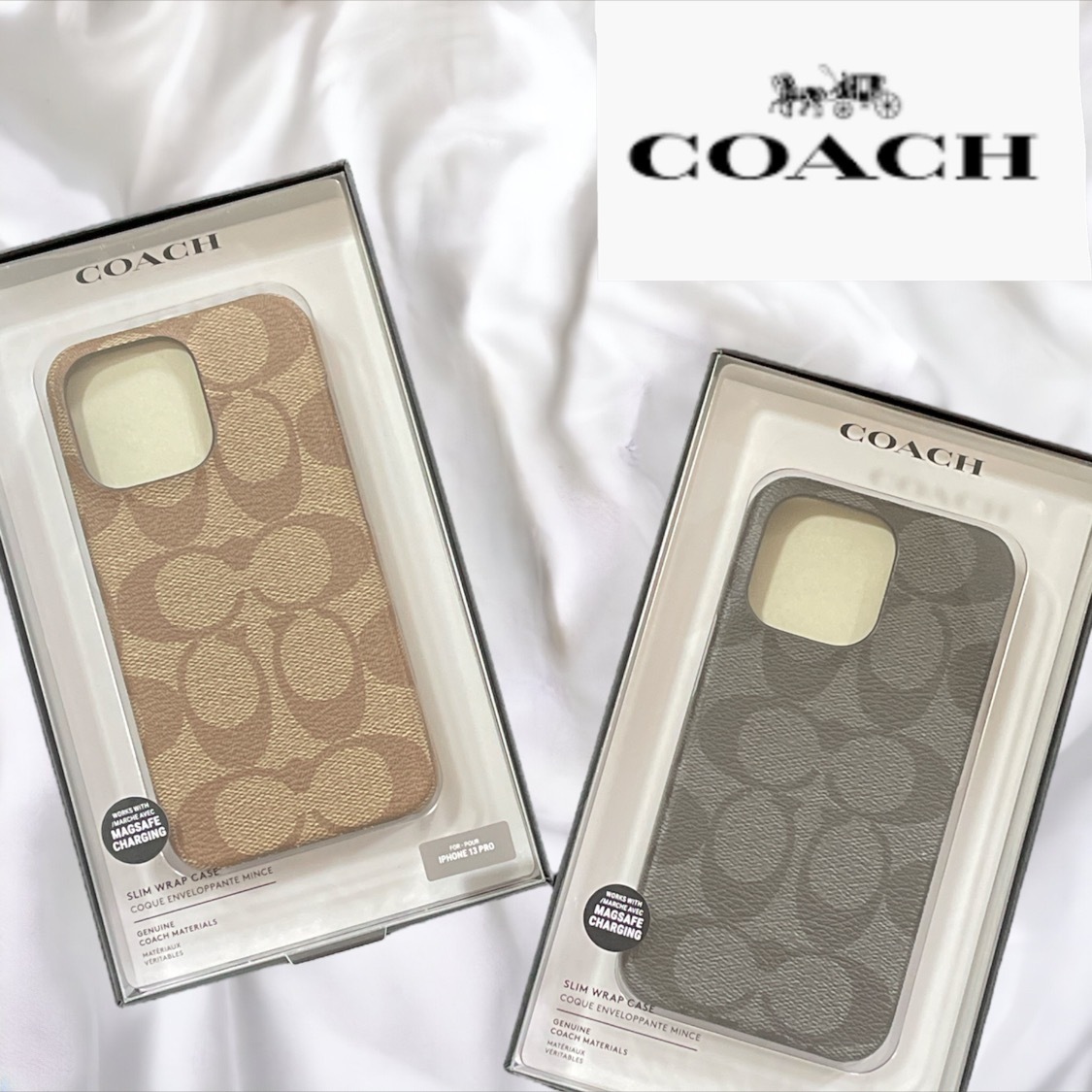 送料無料 国内発送 COACH iPhone CASE シグネチャー