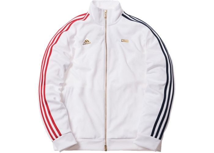 ジャケットその他 Kith x adidas 3-Stripes Track Jacket White SS 18 2018