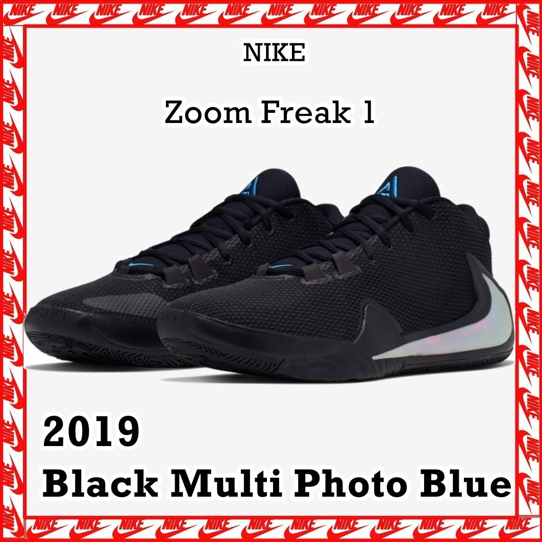 スニーカー Nike Zoom Freak 1 Black Multi Photo Blue AW FW 19 2019