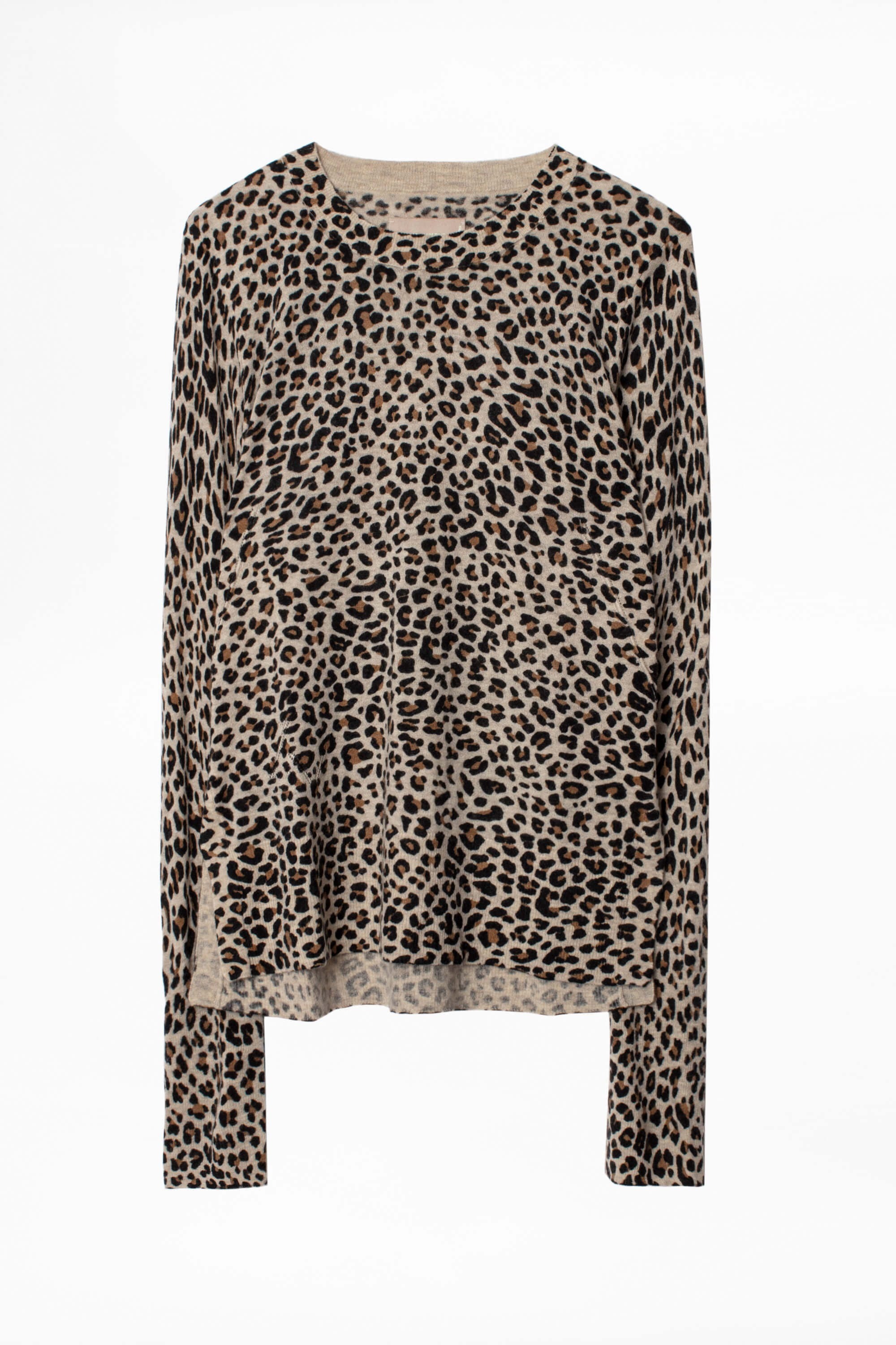 ZADIG VOLTAIRE ニット・セーター Zadig and Voltaire★Lirius Leo ヒョウ柄 カシミヤ スウェット(2)
