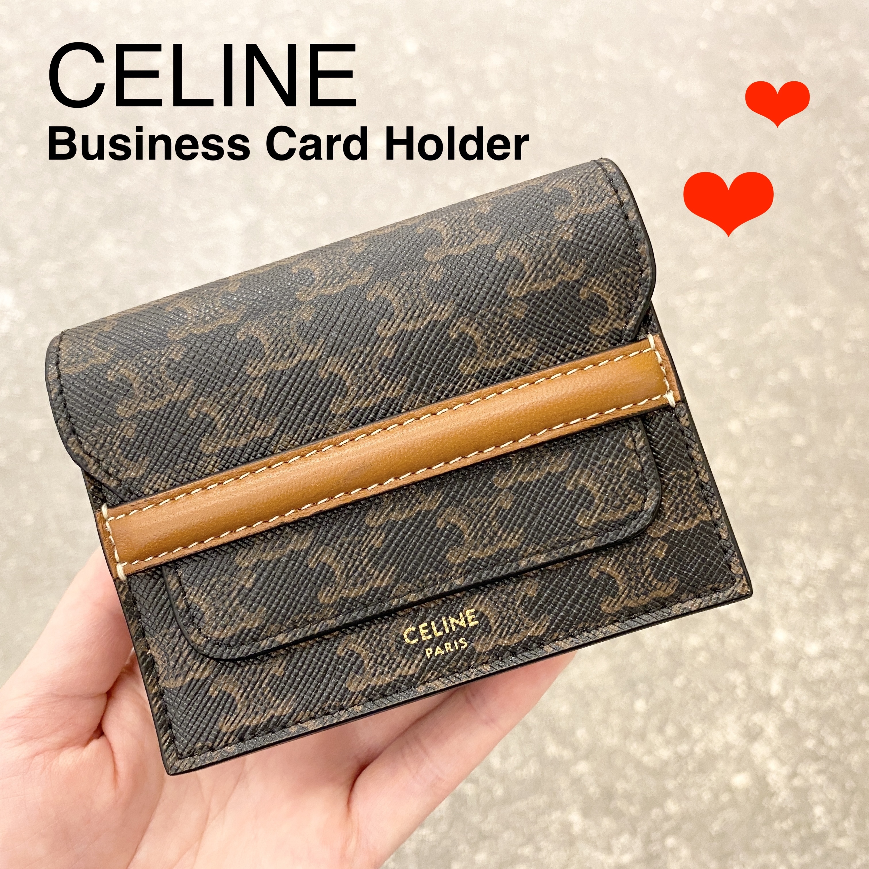 サイズ交換対象外 新品未使用⭐︎CELINE⭐︎人気トリオンフカード