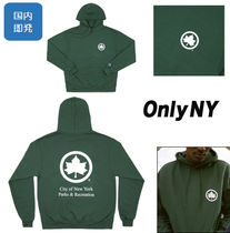 安心の国内発送 OnlyNy×Championコラボ PARKS ロゴフーディ