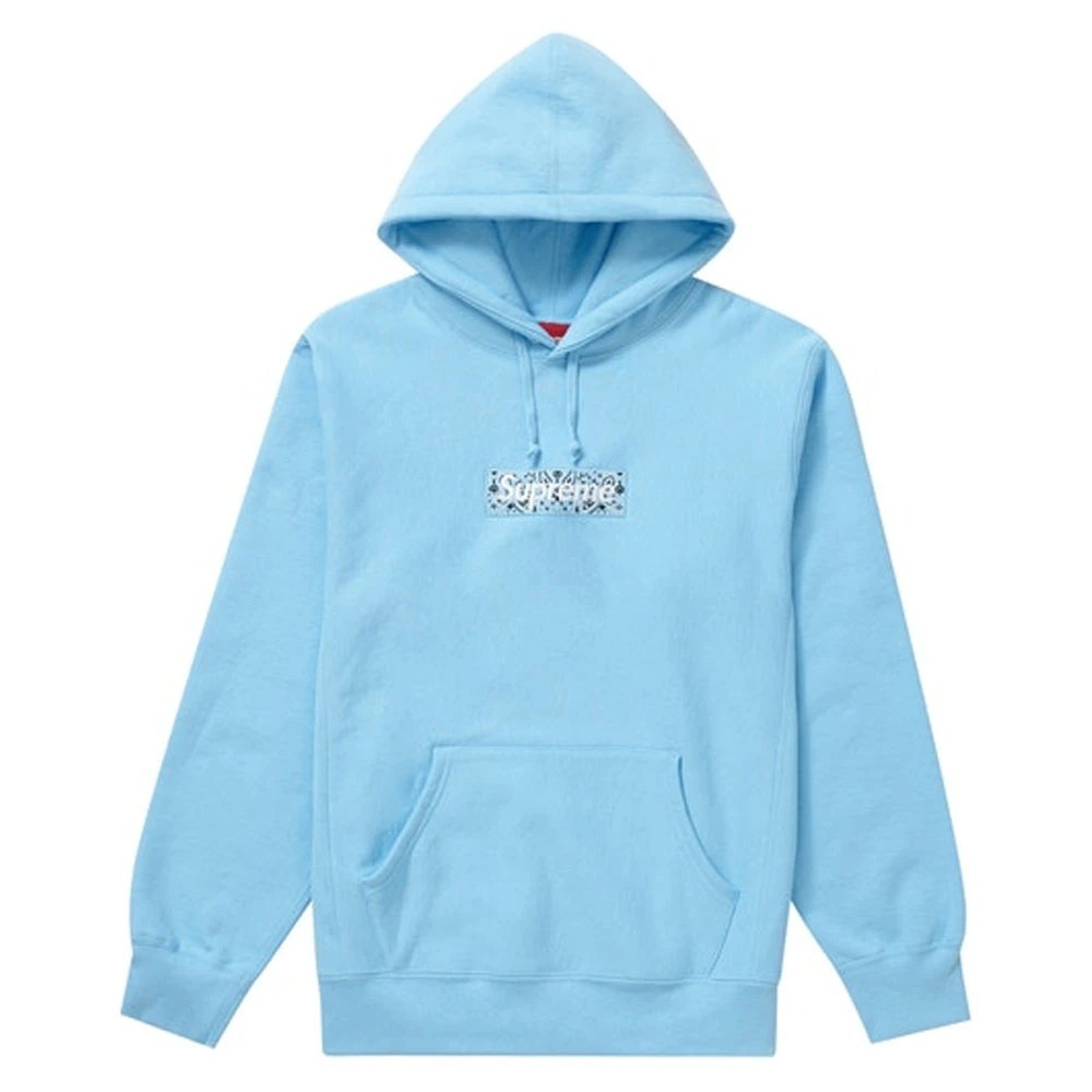 Supreme Bandana Box Logo Hooded Blue シュプリーム バンダナ