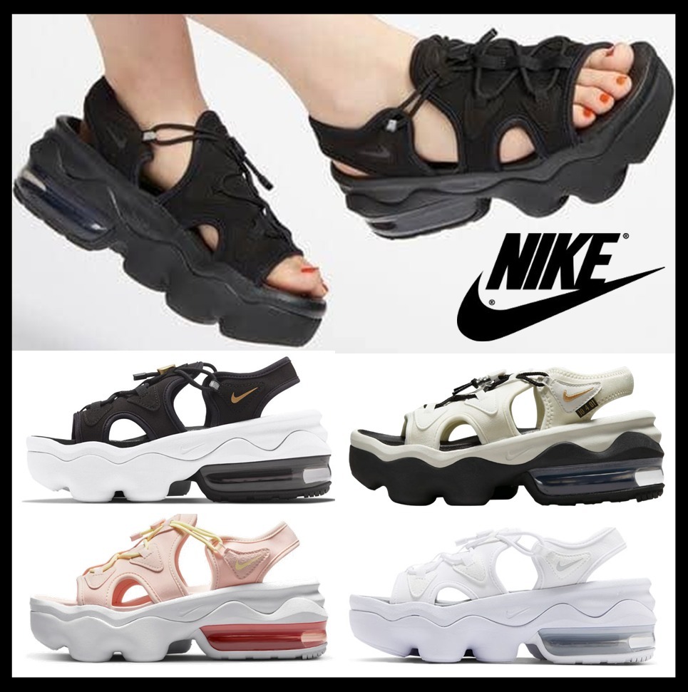 NIKE Air Max koko wmns サンダル 白 黒 24cm