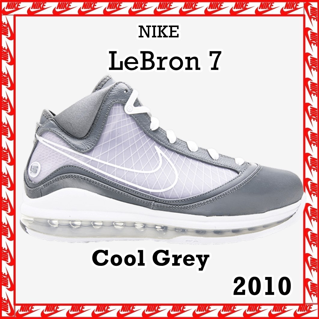 スニーカー Nike LeBron 7 Cool Grey 2010 SS 10