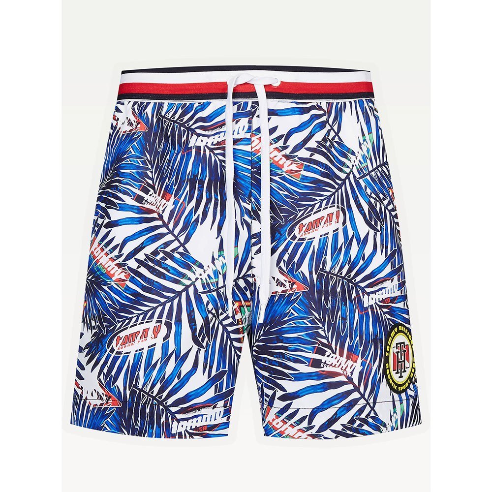 TOMMY HILFIGER 水着 Medium Drawstring Print トロピカル 水着 TOMMY HILFIGER 水着 Medium Drawstring Print トロピカル 水着