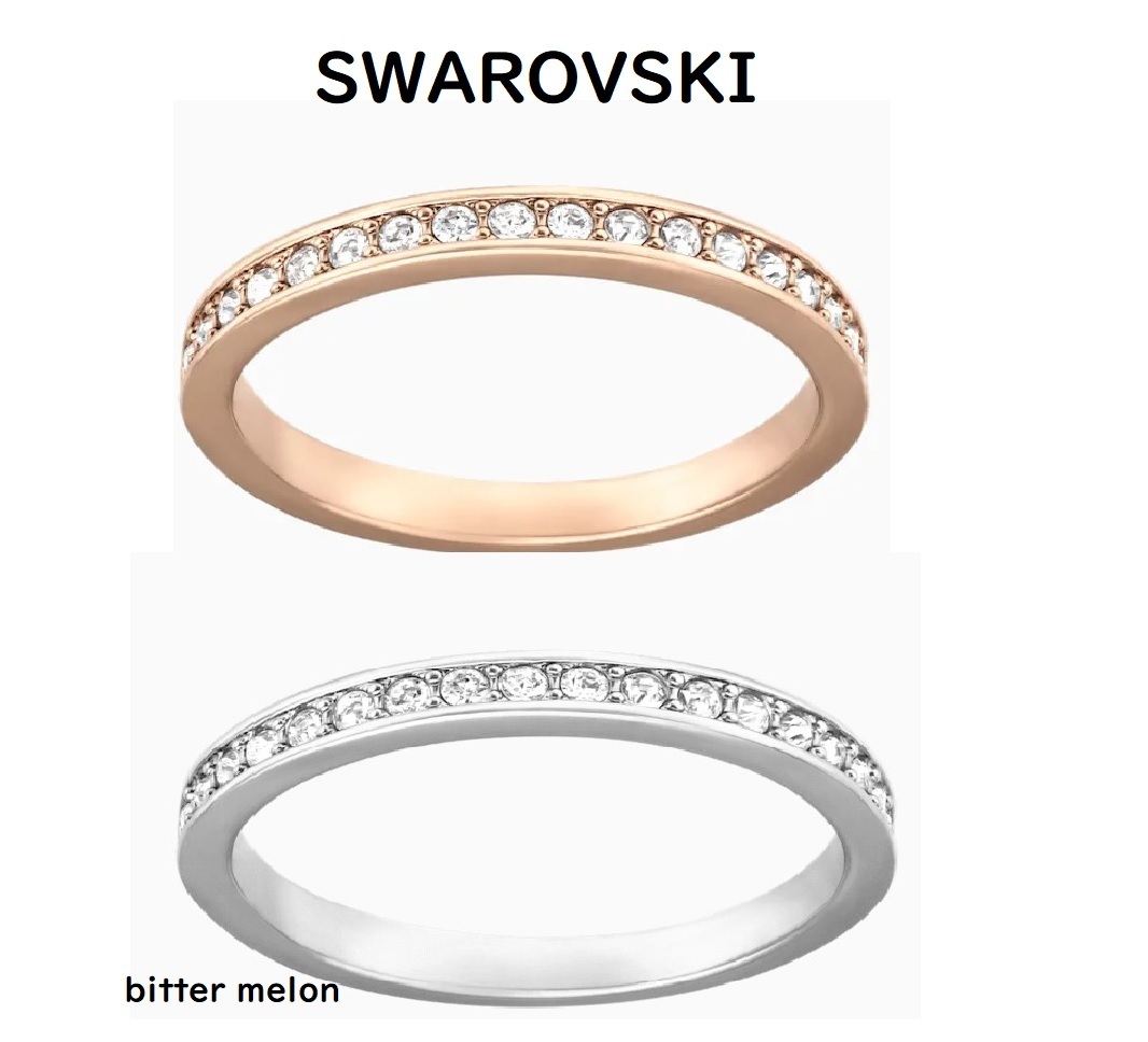 【SWAROVSKI スワロフスキー】レア リング 指輪 2色