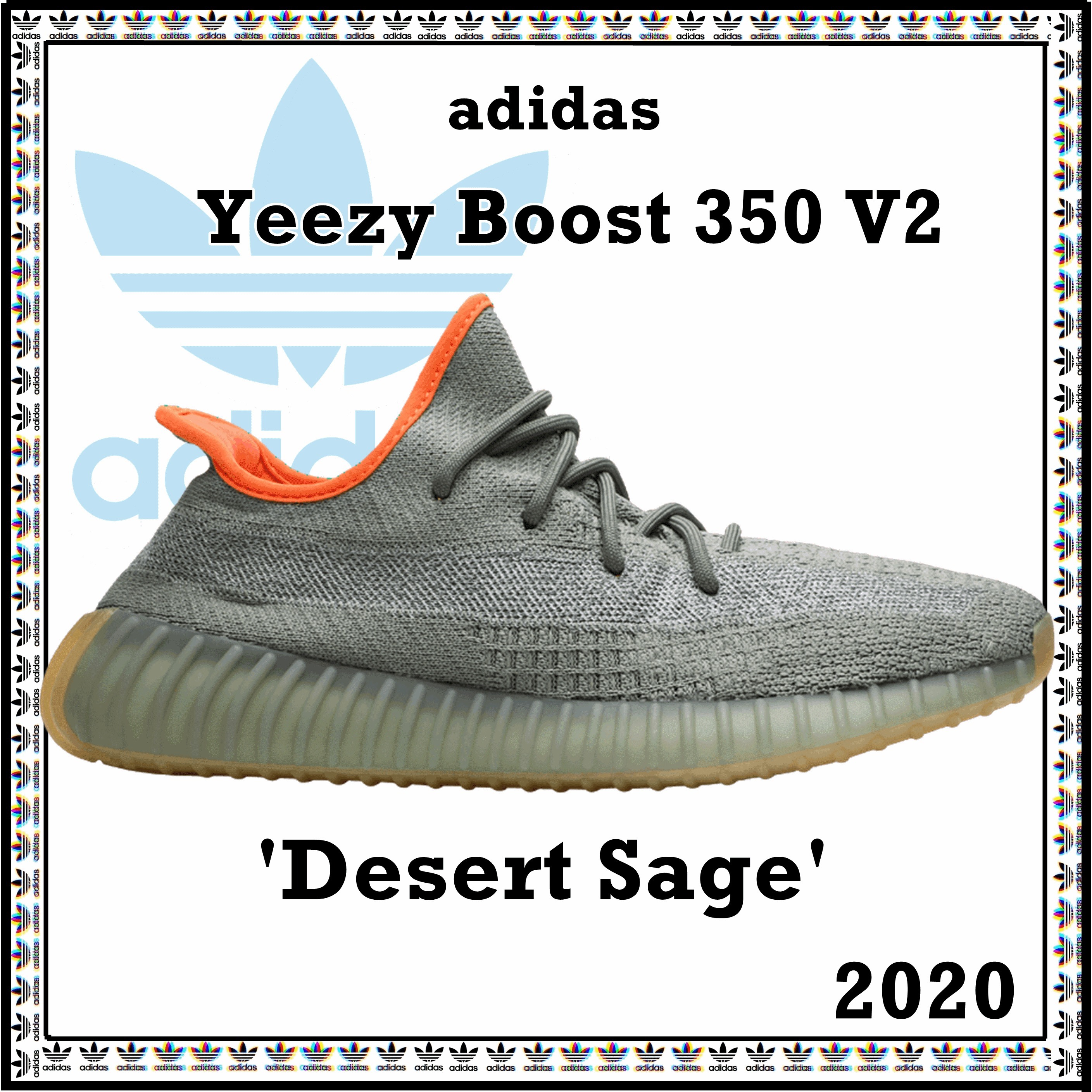 スニーカー adidas Yeezy Boost 350 V2 'Desert Sage' 2020 SS 20 FX9035