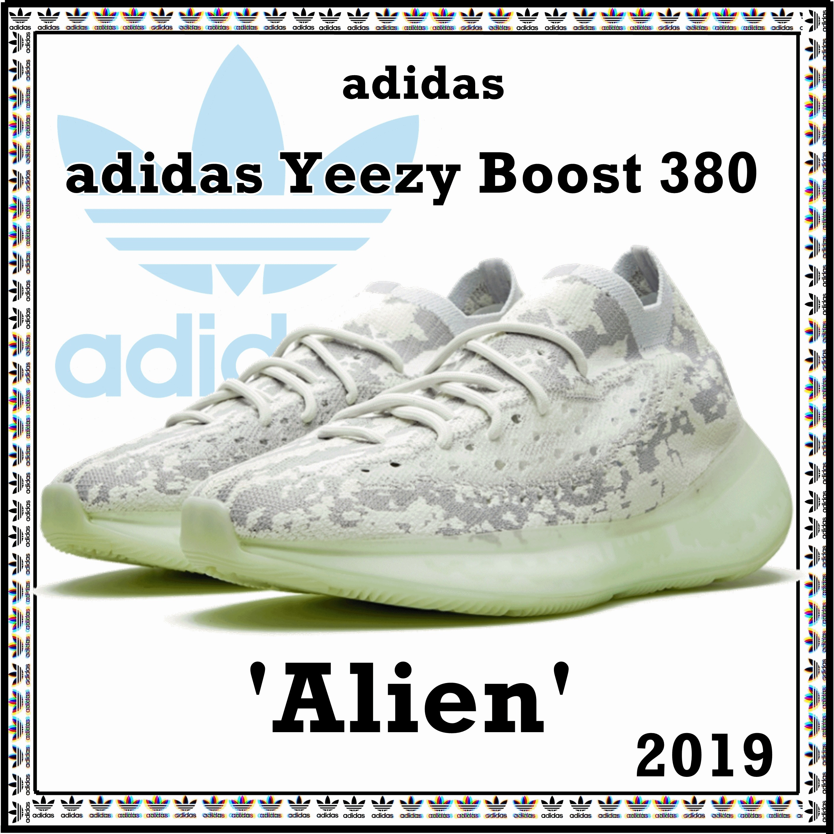 スニーカー adidas Yeezy Boost 380 'Alien' FV3260 2019 aw fw 19
