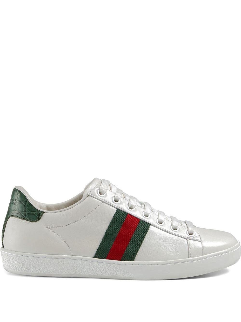 【関税負担】 GUCCI Ace leather sneakers
