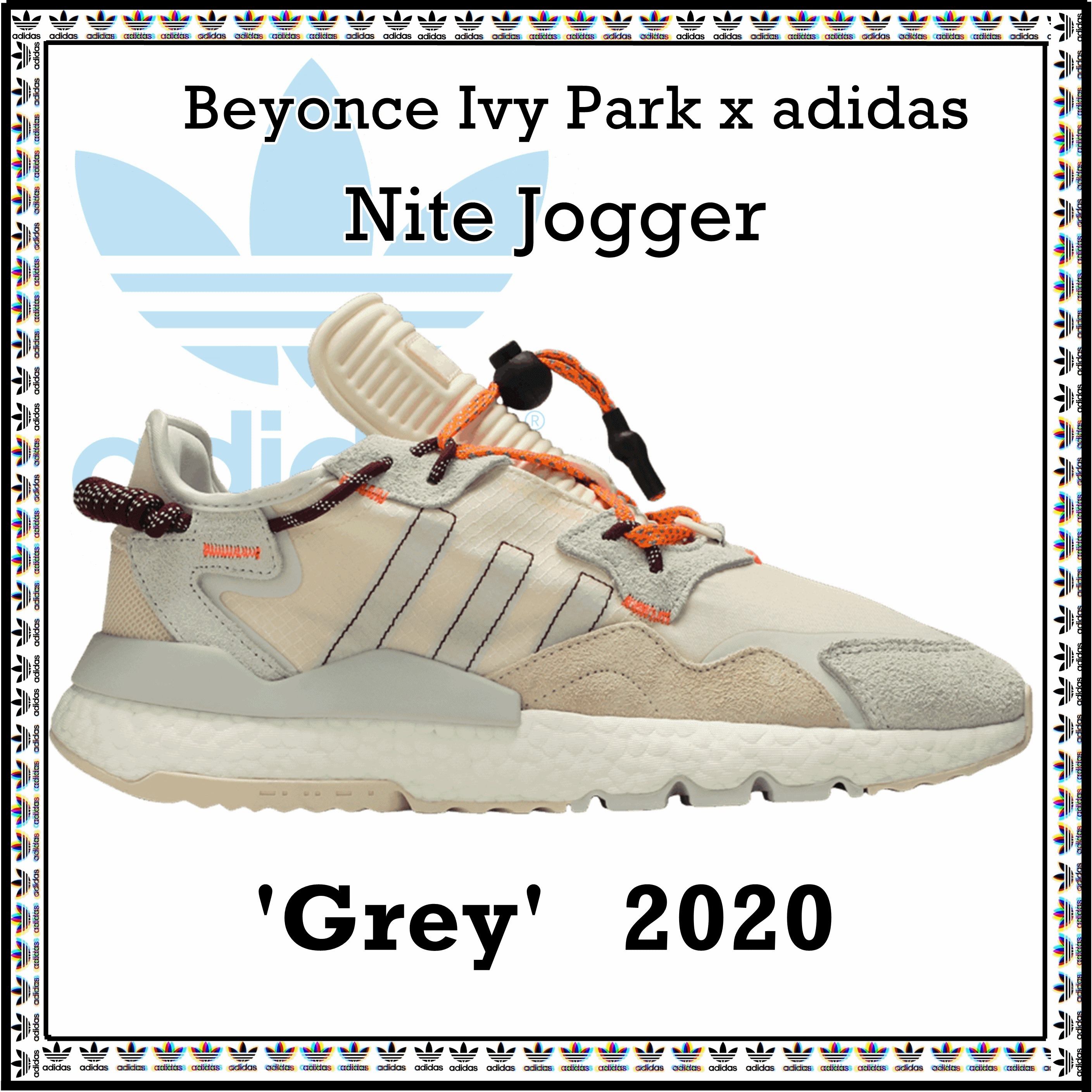 スニーカー Beyonce Ivy Park x adidas Nite Jogger 'Grey'2020 ss 20