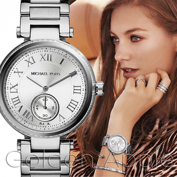 送関込★Michael Kors 時計 Skylar シルバー レディース MK5866