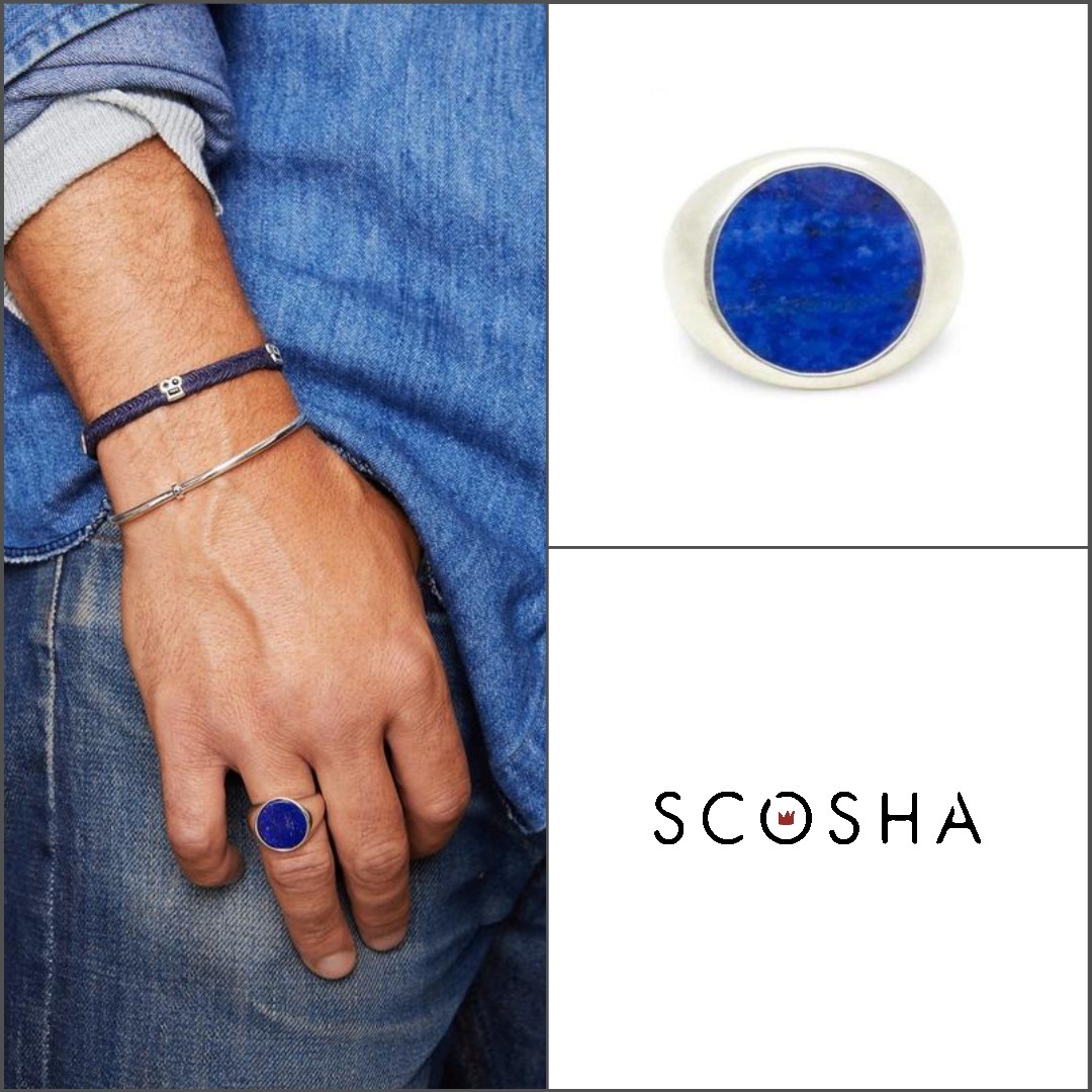 【SCOSHA】LAPIS クラシックタブレット シルバーリング