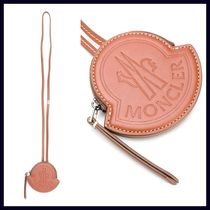 Shop MONCLER Unisex Leather Long Wallet Logo Coin Cases ...
