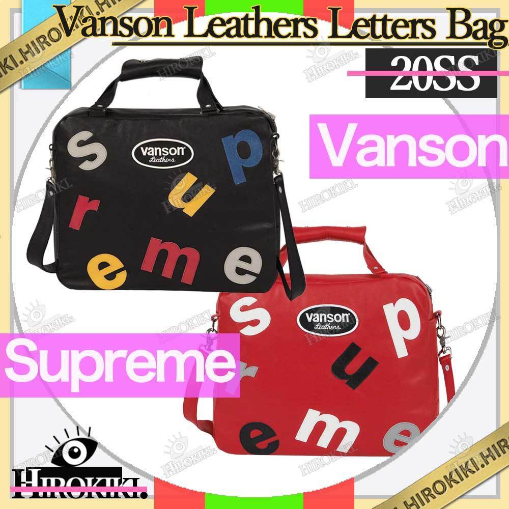 20SS /Supreme Vanson Leathers Letters Bag バンソン レザー