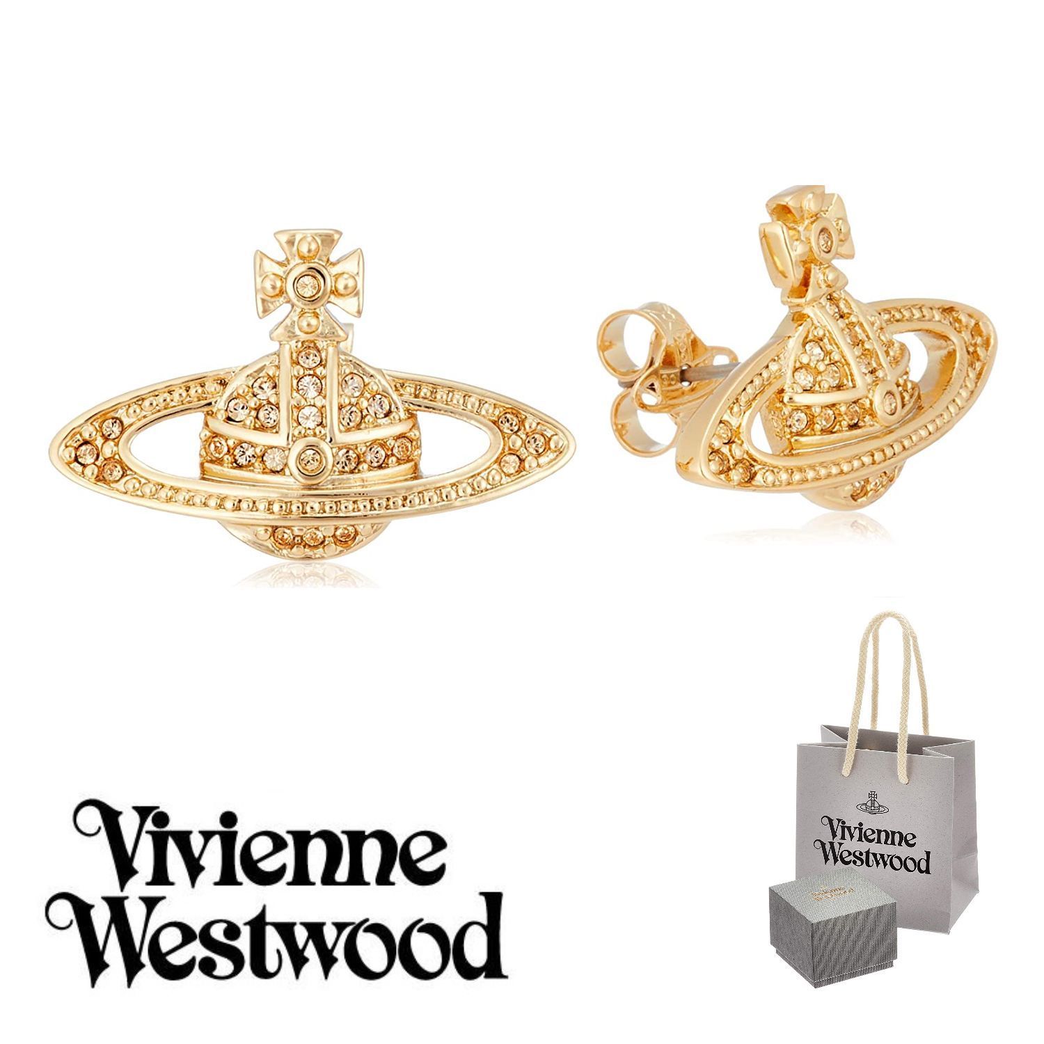 Vivienne Westwood MINI BAS RELIEF オーブ ピアス 62020033R