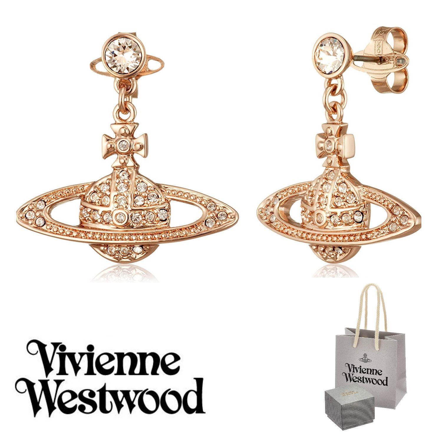 Vivienne Westwood MINI BAS RELIEF オーブ ピアス 62020025G